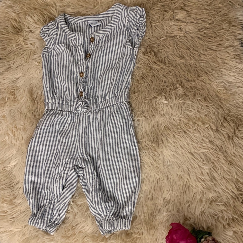 Old Navy Striped Jumpsuit